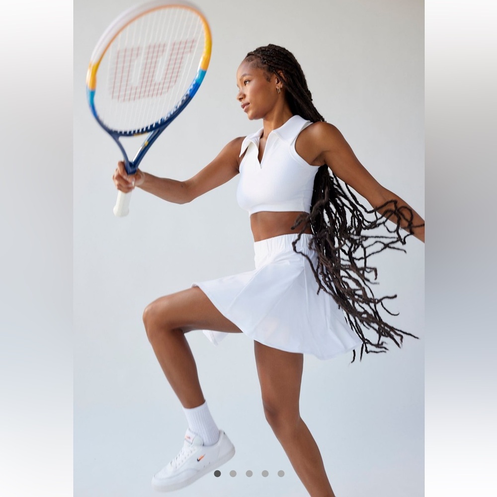 Year of Ours White Tennis Skort Size L Worn Once
